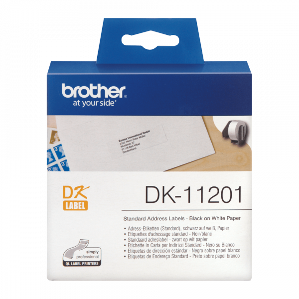 Стандартные адресные наклейки Brother DK11201 (DK11201)