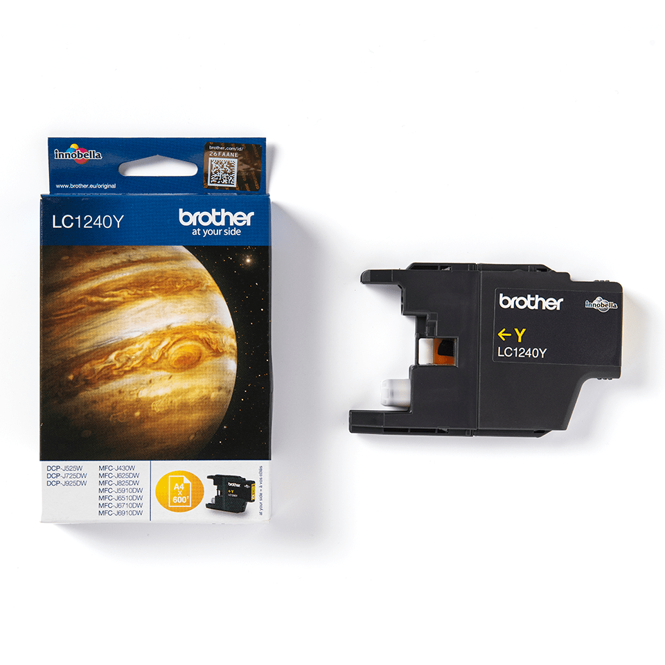 Картридж Brother LC-1240Y для MFCJ5910/6510/6910/J430/J825/DCPJ525W (LC1240Y)