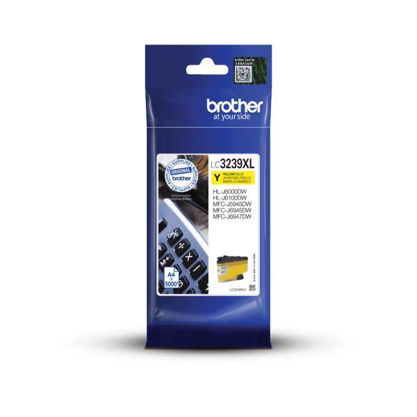 Картридж Brother LC-3239XLY для HLJ6000DW/MFCJ5945DW/MFCJ6945DW (LC3239XLY)