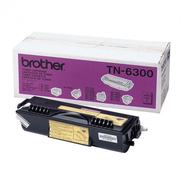 Тонер TN-6300 для Brother FAX4750/8360P/MFC8600/9600/9660/9880/HL1200/1400-series (TN6300)