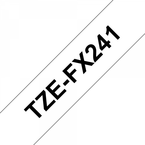 Плёнка для наклеек эластичная Brother TZE-FX241 (TZEFX241)