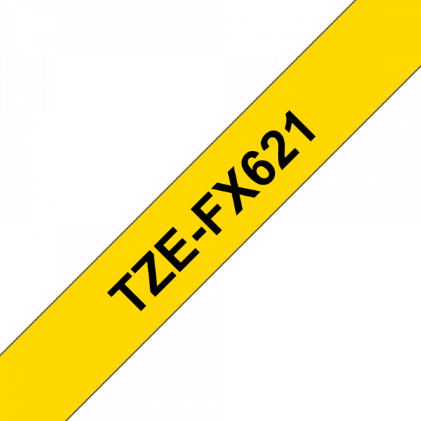 Плёнка для наклеек эластичная Brother TZE-FX621 (TZEFX621)