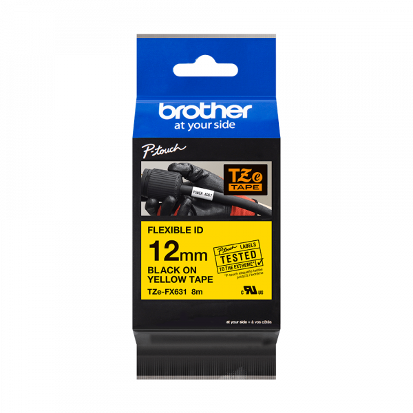 Плёнка для наклеек эластичная Brother TZE-FX631 (TZEFX631)