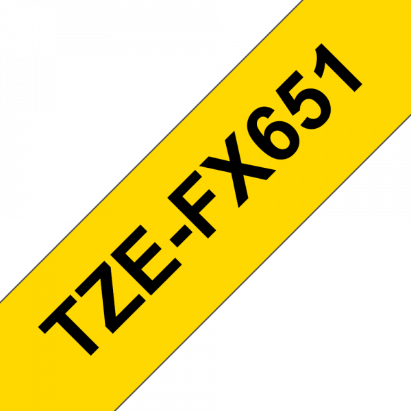 Плёнка для наклеек эластичная Brother TZE-FX651 (TZEFX651)