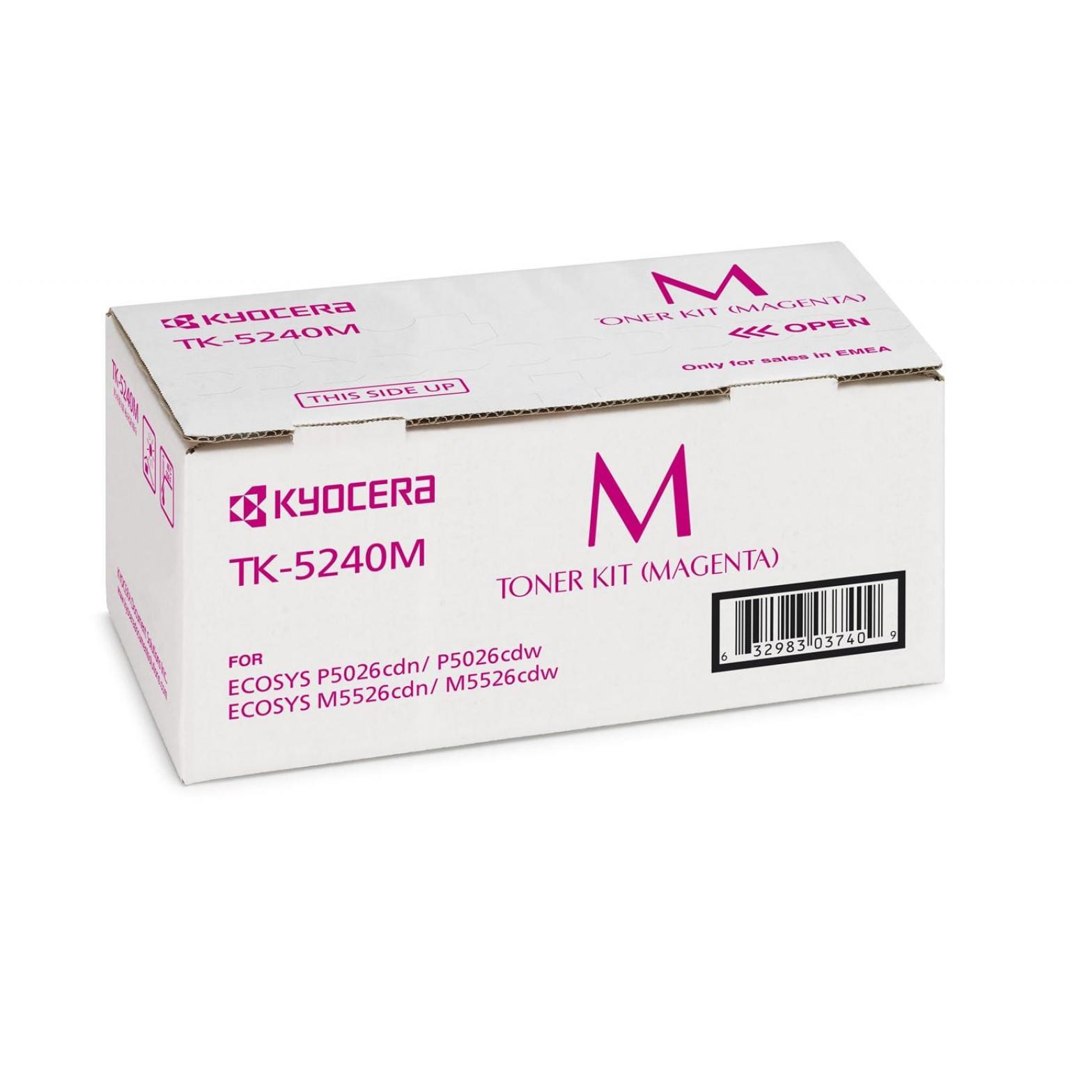 Тонер-картридж Kyocera TK-5240M для P5026cdn/cdw, M5526cdn/cdw (1T02R7BNL0)