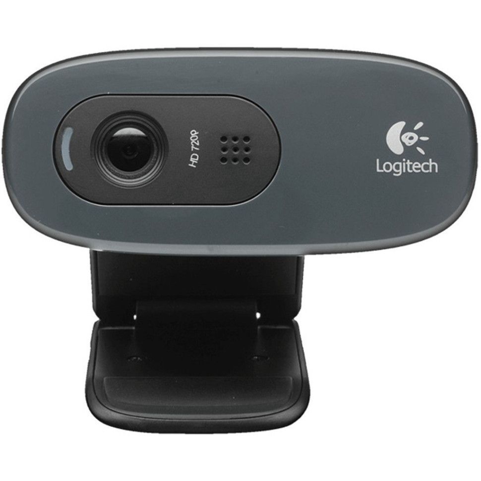 Веб-камера Logitech WebCam C270 (USB 2.0, 0.9 Mpix 1280*720, микрофон, черная)